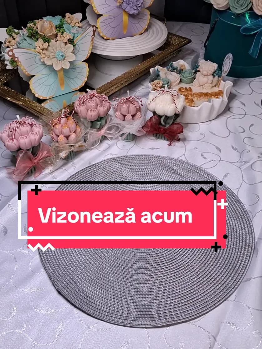 Filmuleț: Lalele care nu se ofilesc Realizate manual din ceară de soia, miros minunat și r