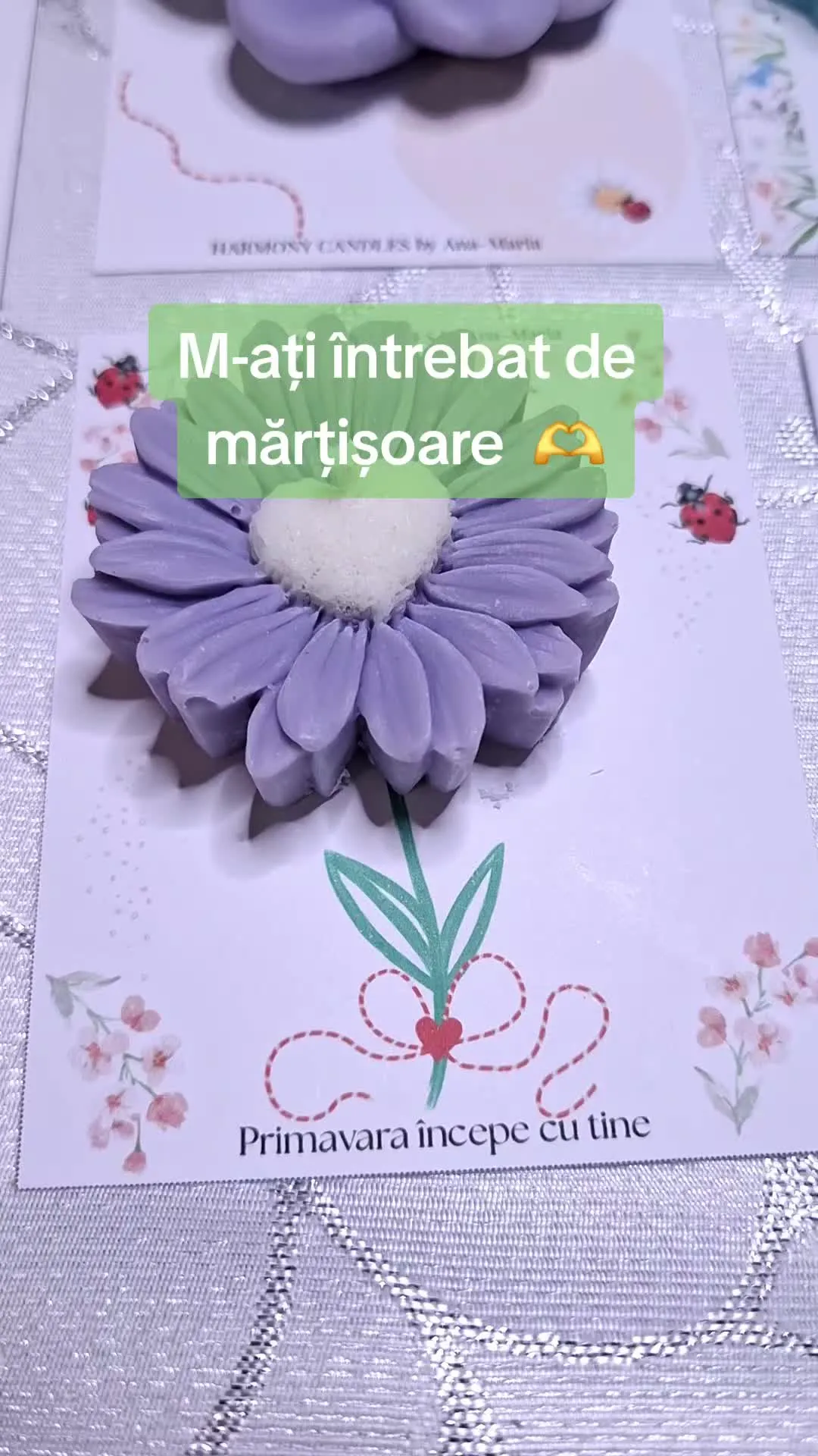 Filmuleț: Primăvara începe cu mărțișoare lucrate manual! Am finalizat primele modele, frum