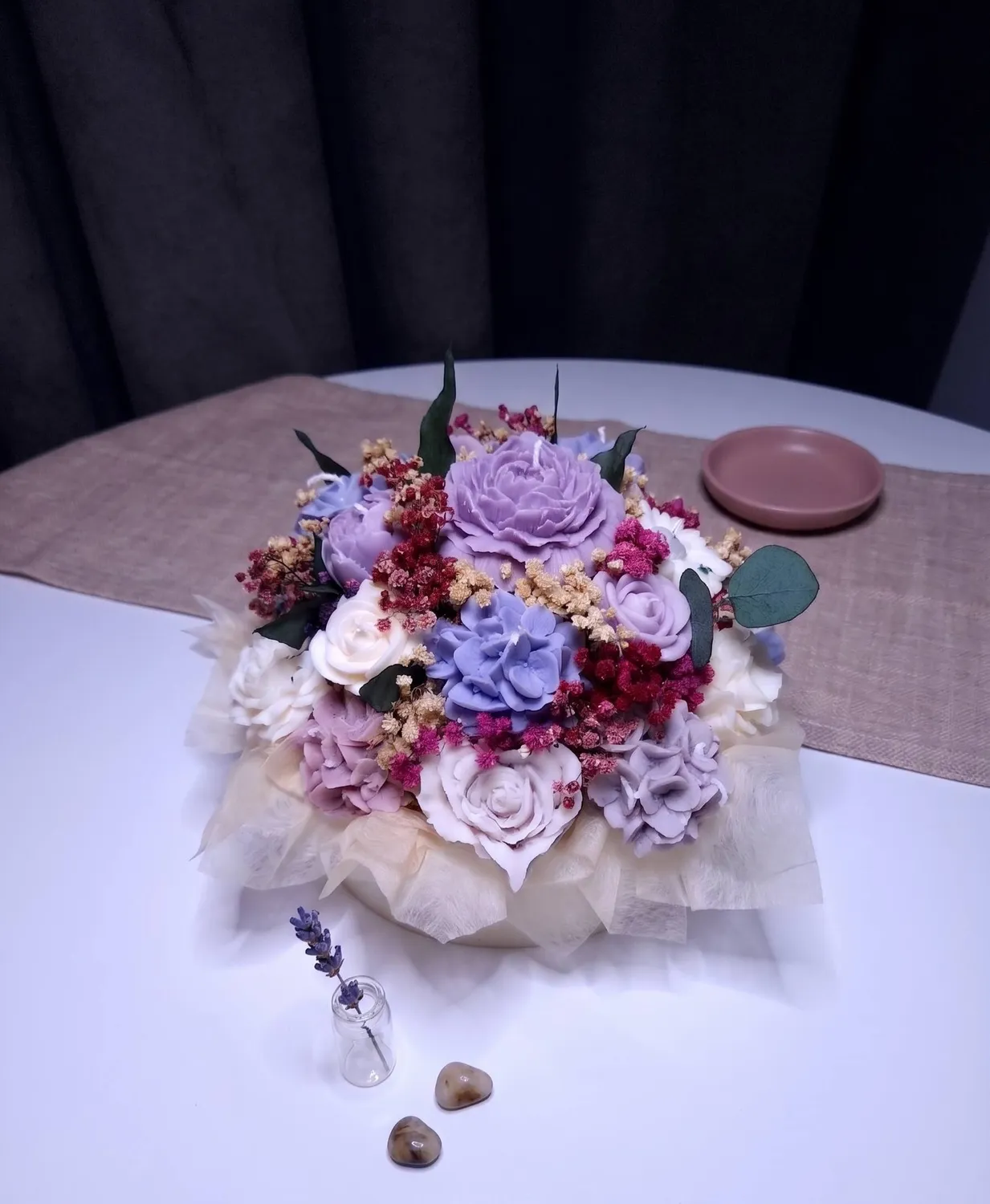 Aranjament floral de sezon din ceară de soia 287
